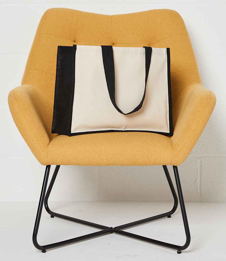 Brand Lab Jute and Canvas Shopper | BR101
