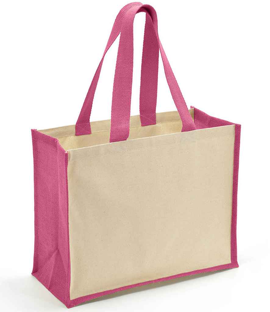Brand Lab Jute and Canvas Shopper | BR101