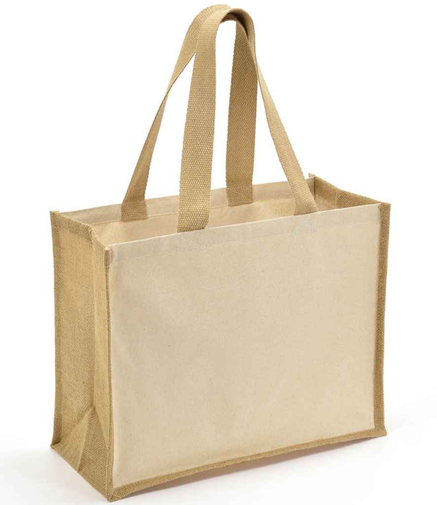 Brand Lab Jute and Canvas Shopper | BR101