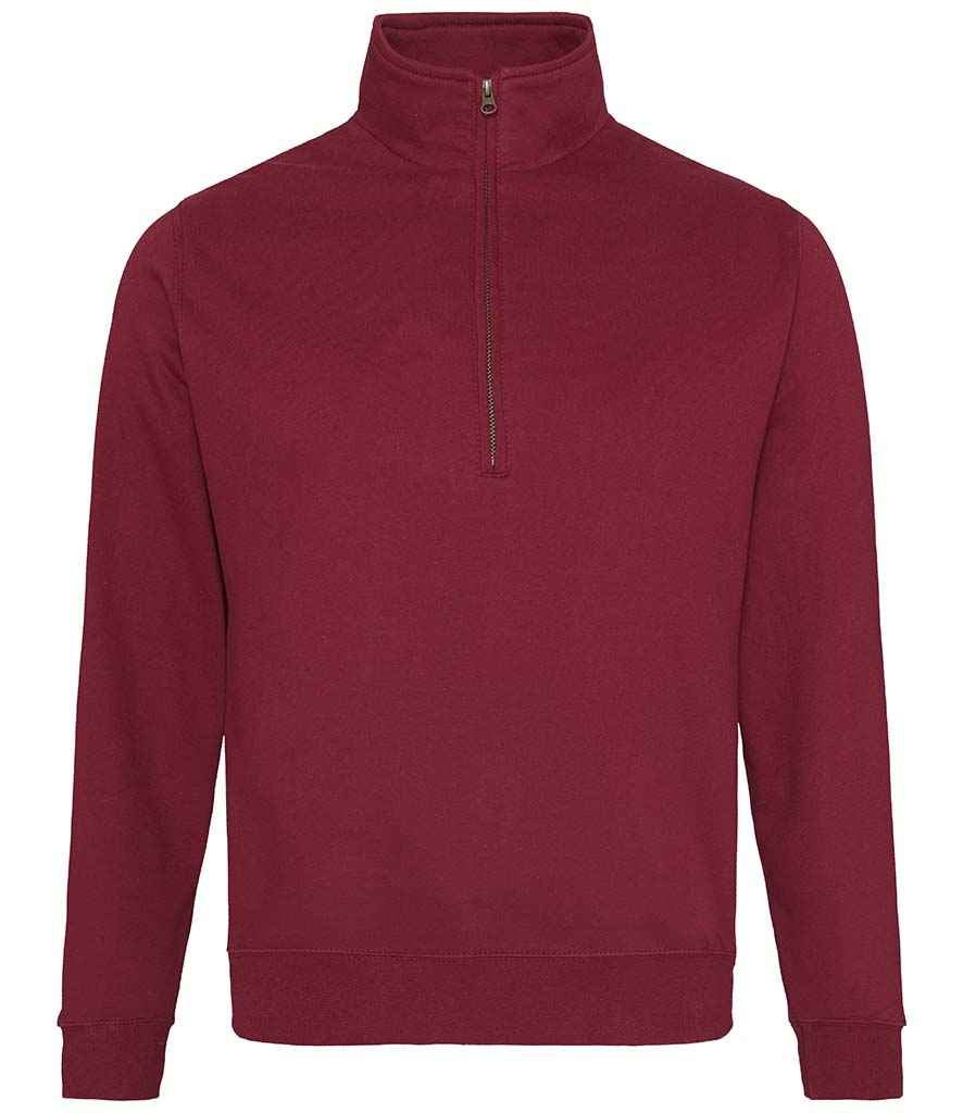 AWDis Sophomore Zip Neck Sweatshirt | JH046