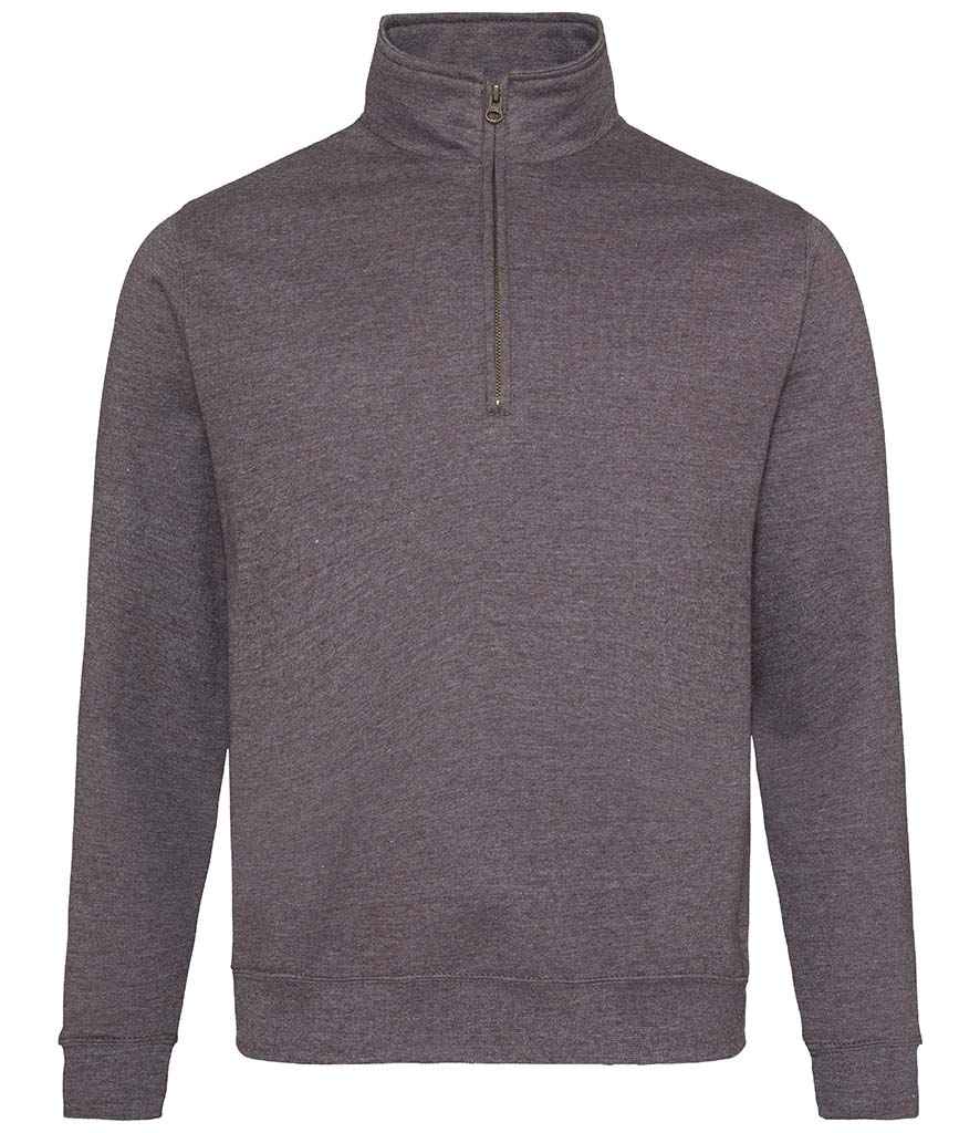 AWDis Sophomore Zip Neck Sweatshirt | JH046