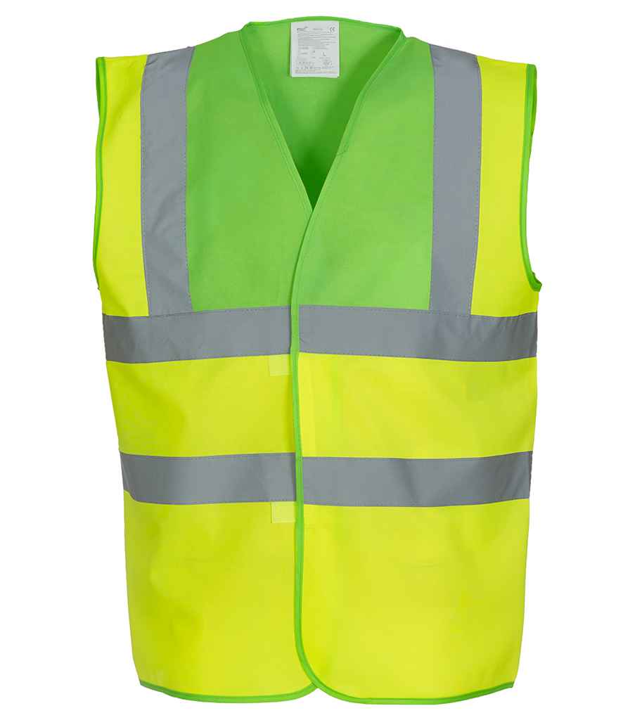 Yoko Hi-Vis Two Band and Braces Waistcoat | YK102