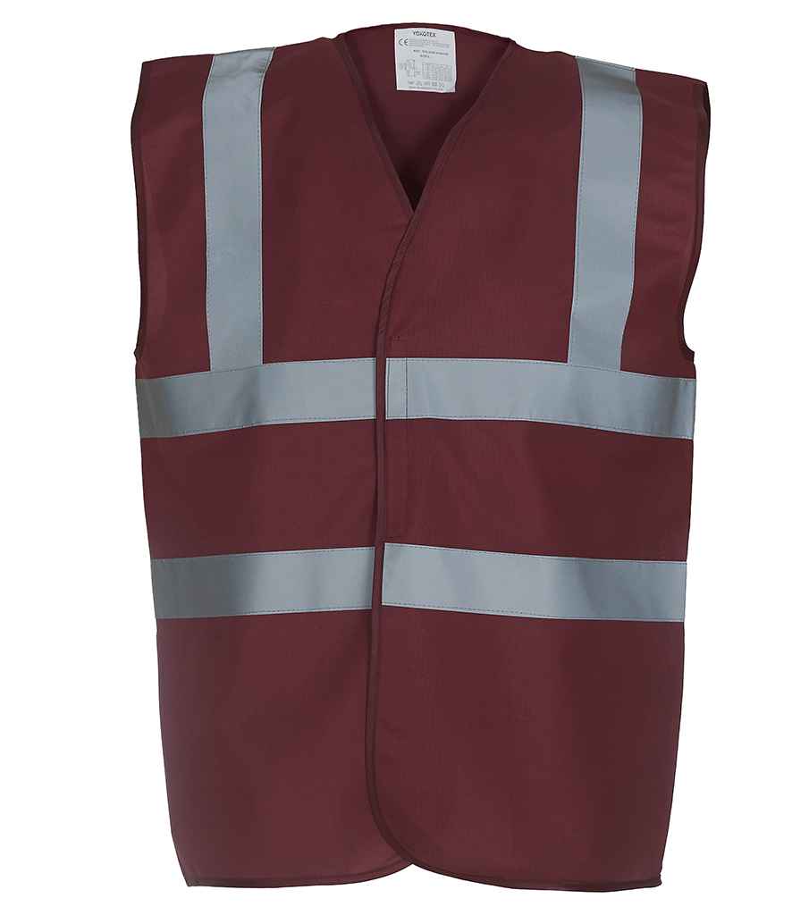 Yoko Hi-Vis Two Band and Braces Waistcoat | YK102