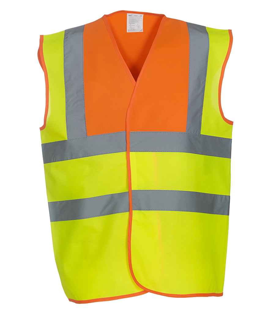 Yoko Hi-Vis Two Band and Braces Waistcoat | YK102