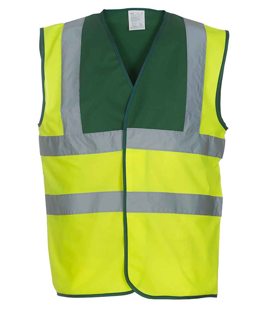 Yoko Hi-Vis Two Band and Braces Waistcoat | YK102