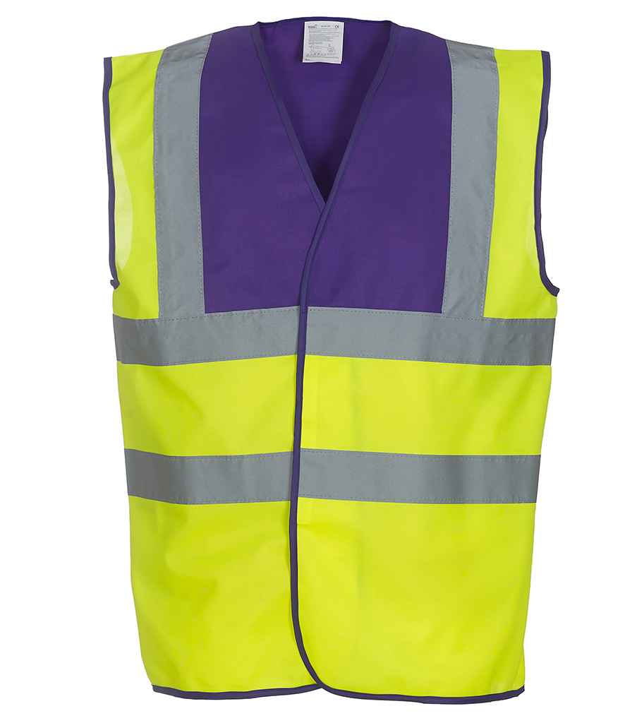 Yoko Hi-Vis Two Band and Braces Waistcoat | YK102