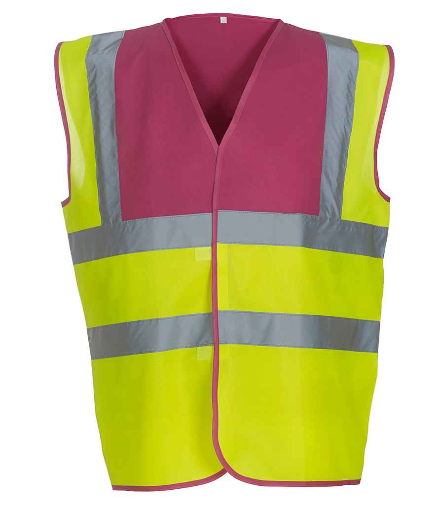 Yoko Hi-Vis Two Band and Braces Waistcoat | YK102