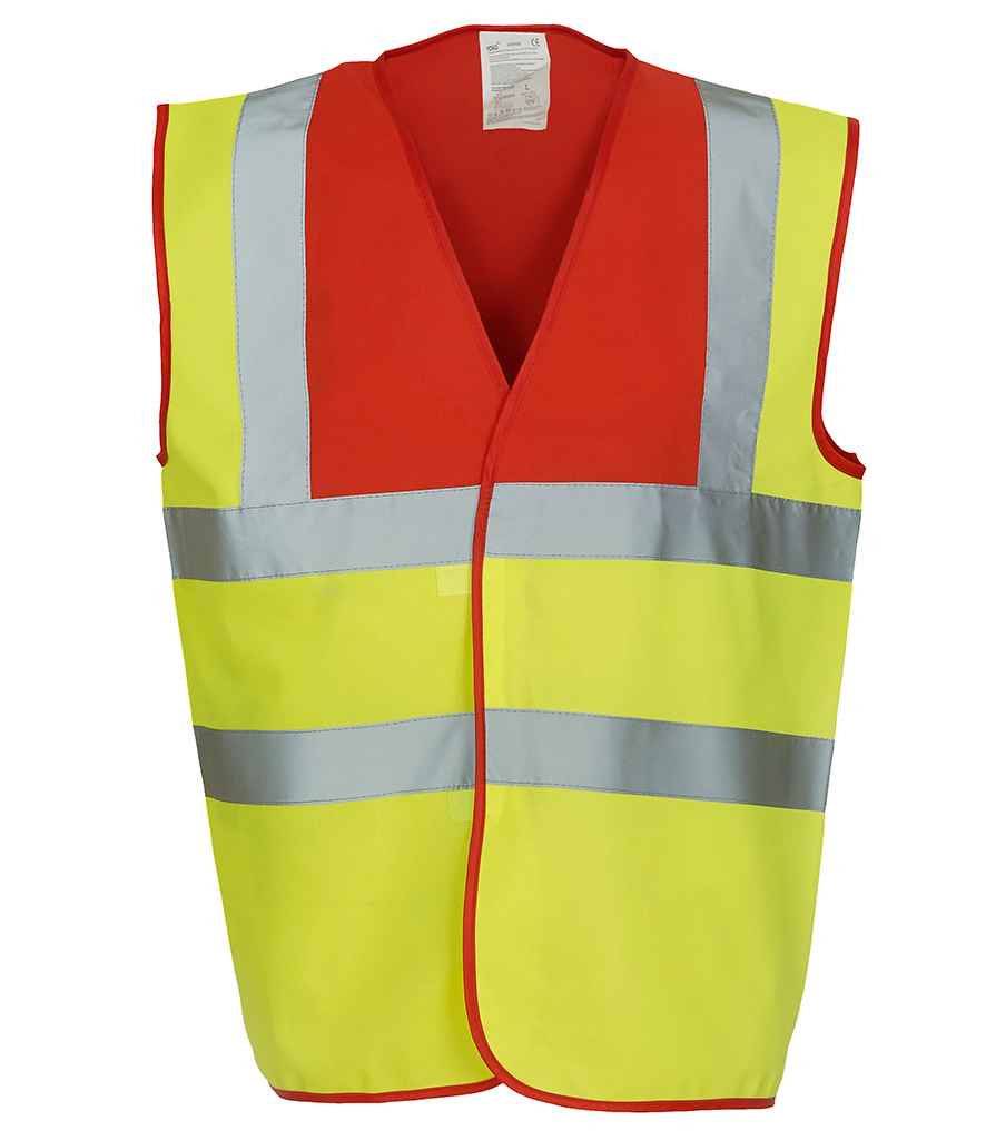 Yoko Hi-Vis Two Band and Braces Waistcoat | YK102