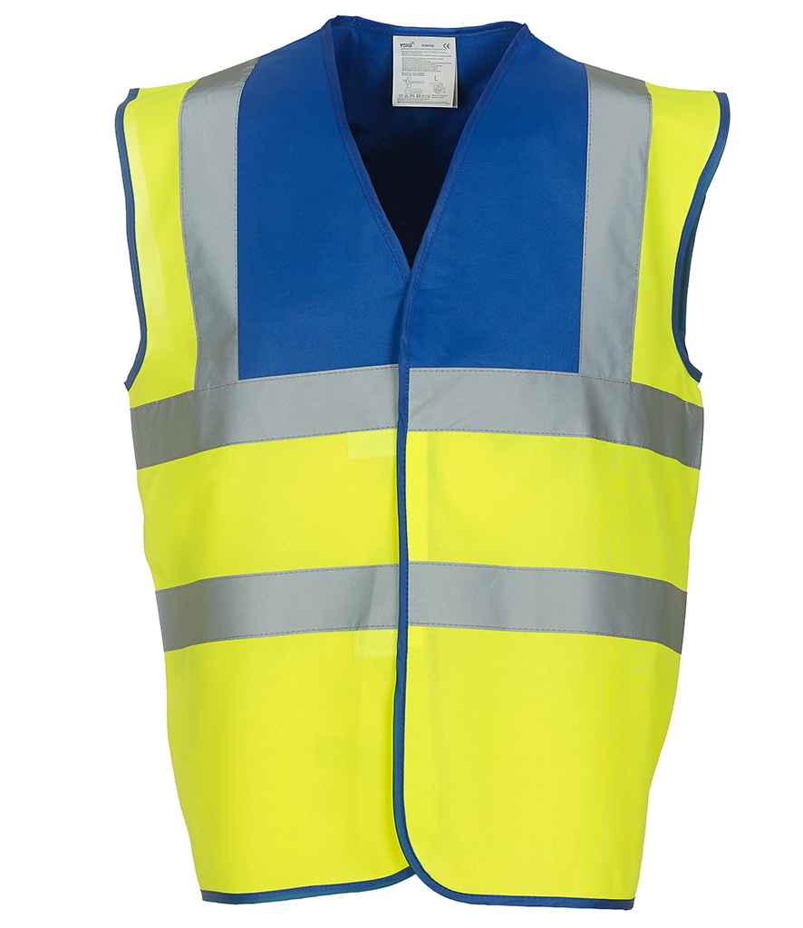 Yoko Hi-Vis Two Band and Braces Waistcoat | YK102