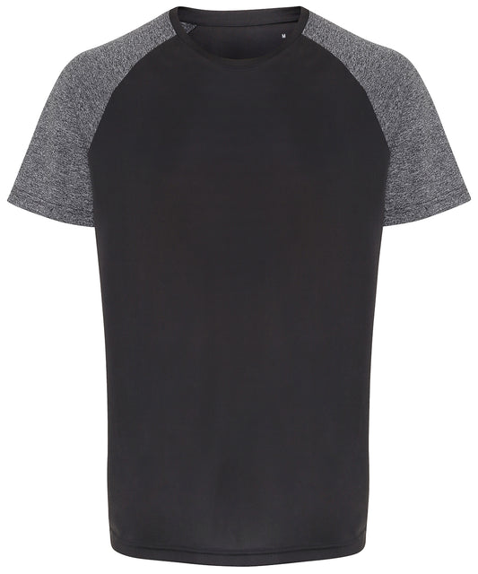 TriDri contrast sleeve performance t-shirt | TR018