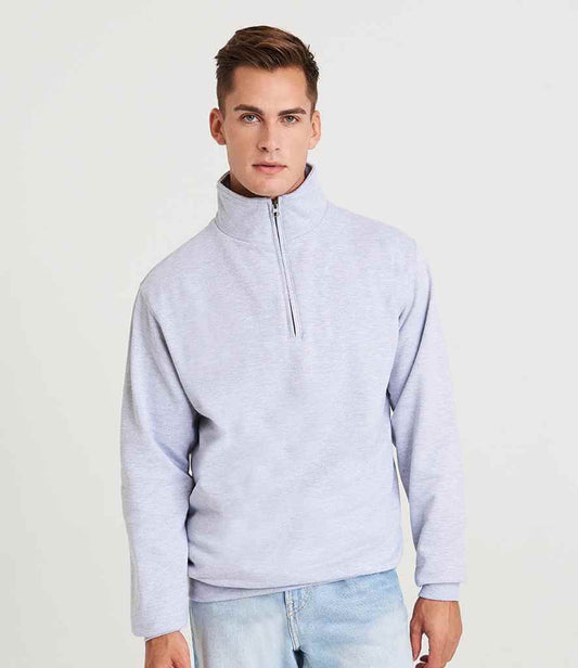AWDis Sophomore Zip Neck Sweatshirt | JH046