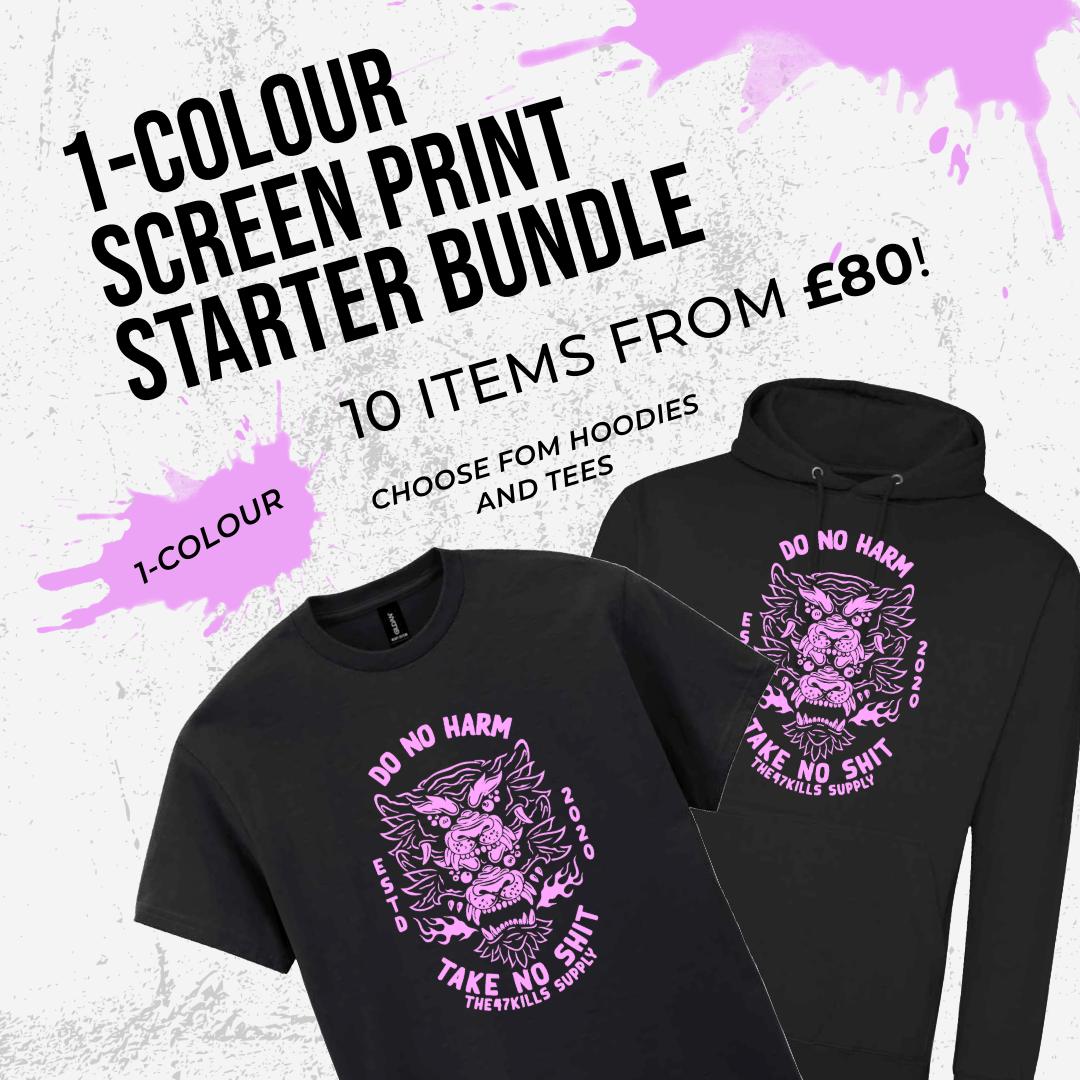 1-Colour Screen Print Starter Bundle