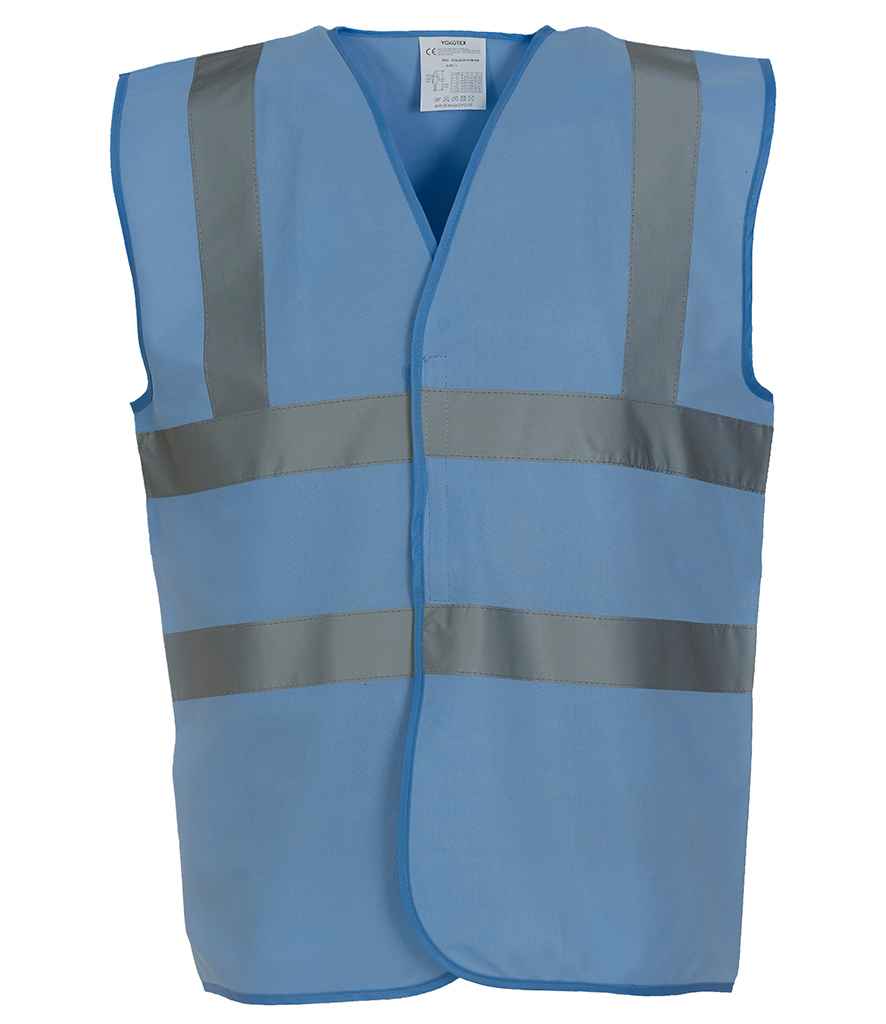 Yoko Hi-Vis Two Band and Braces Waistcoat | YK102